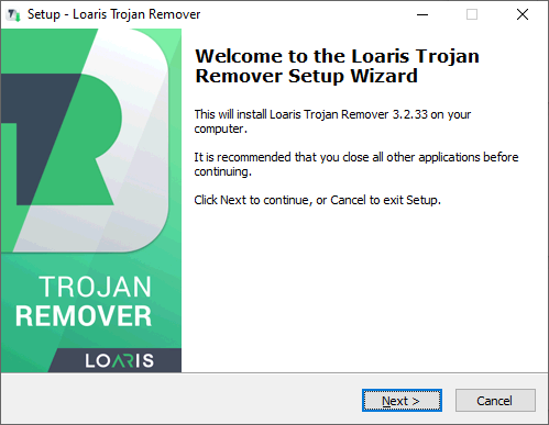 Loaris Install step 1