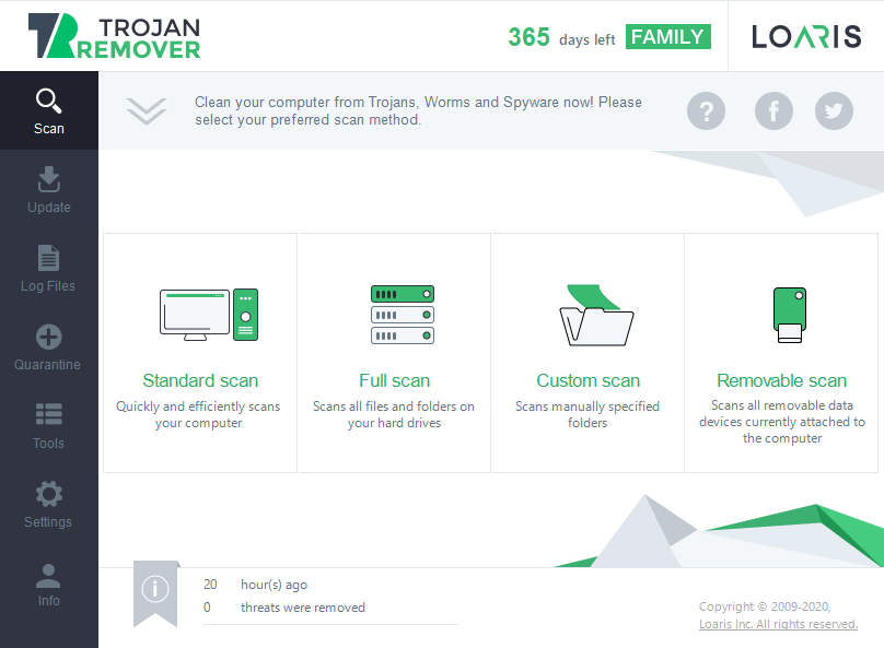 loaris trojan remover website