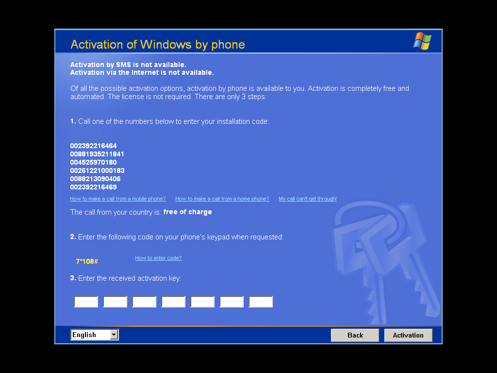 Winlock virus shows a scary banner
