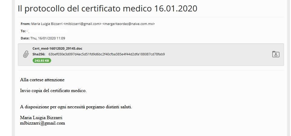 Email spamming