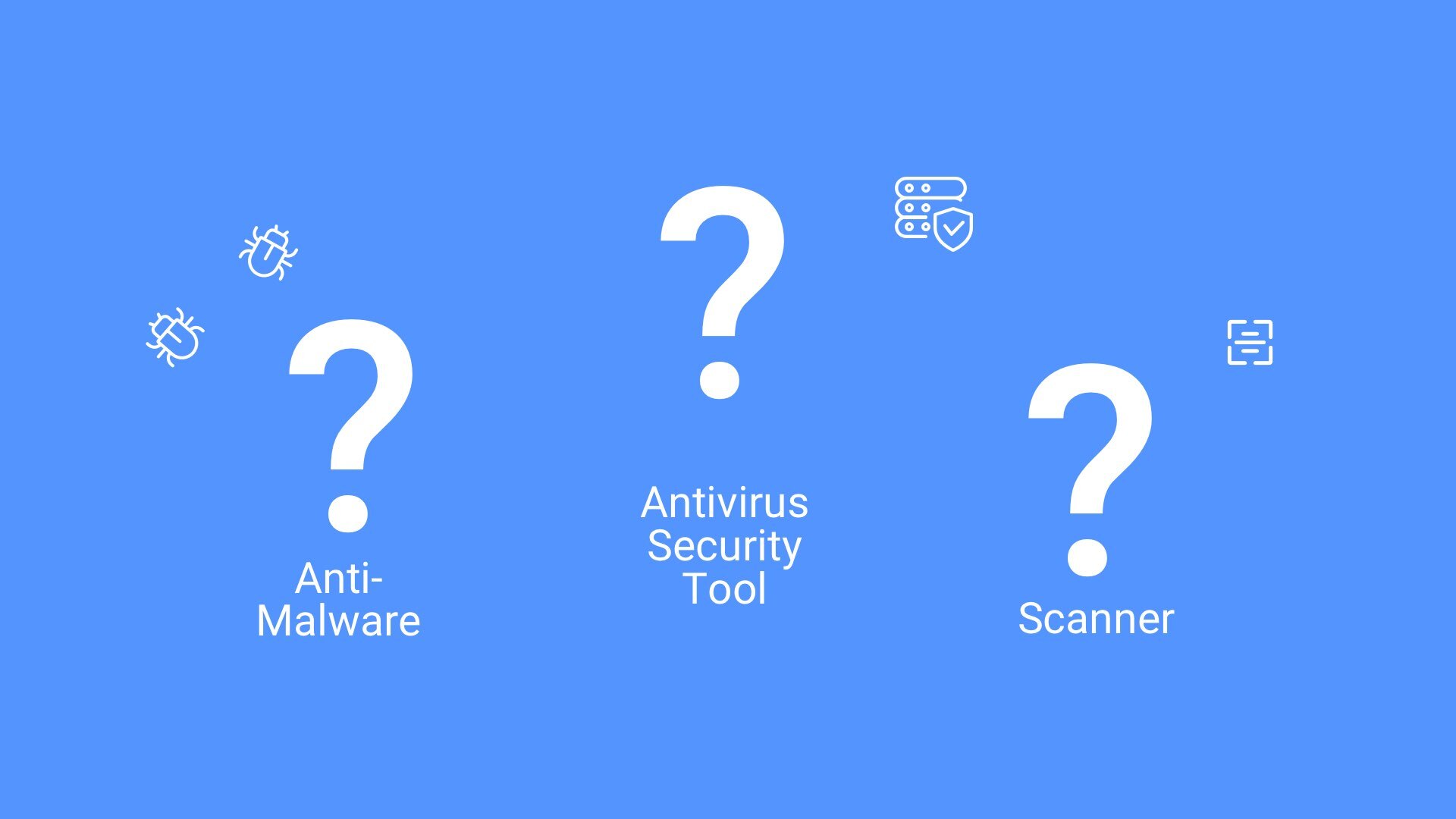 Antivirus scanner, anti-malware, antivirus program. What are they?